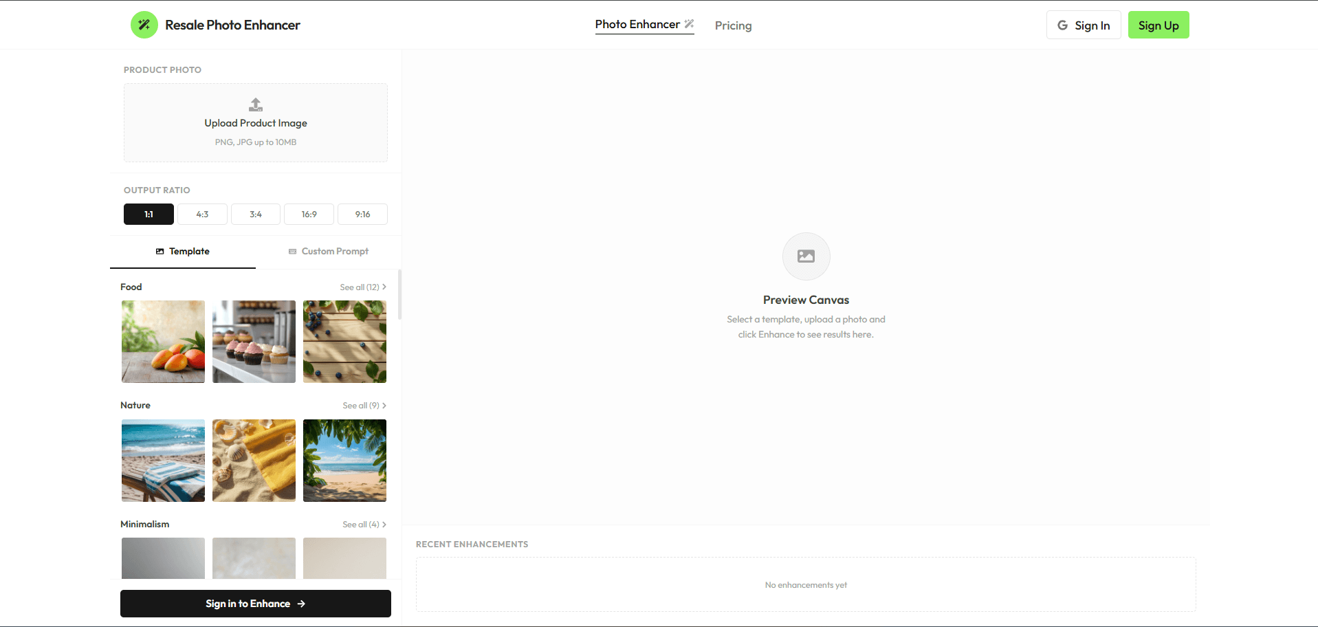 Resale Photo Enhancer